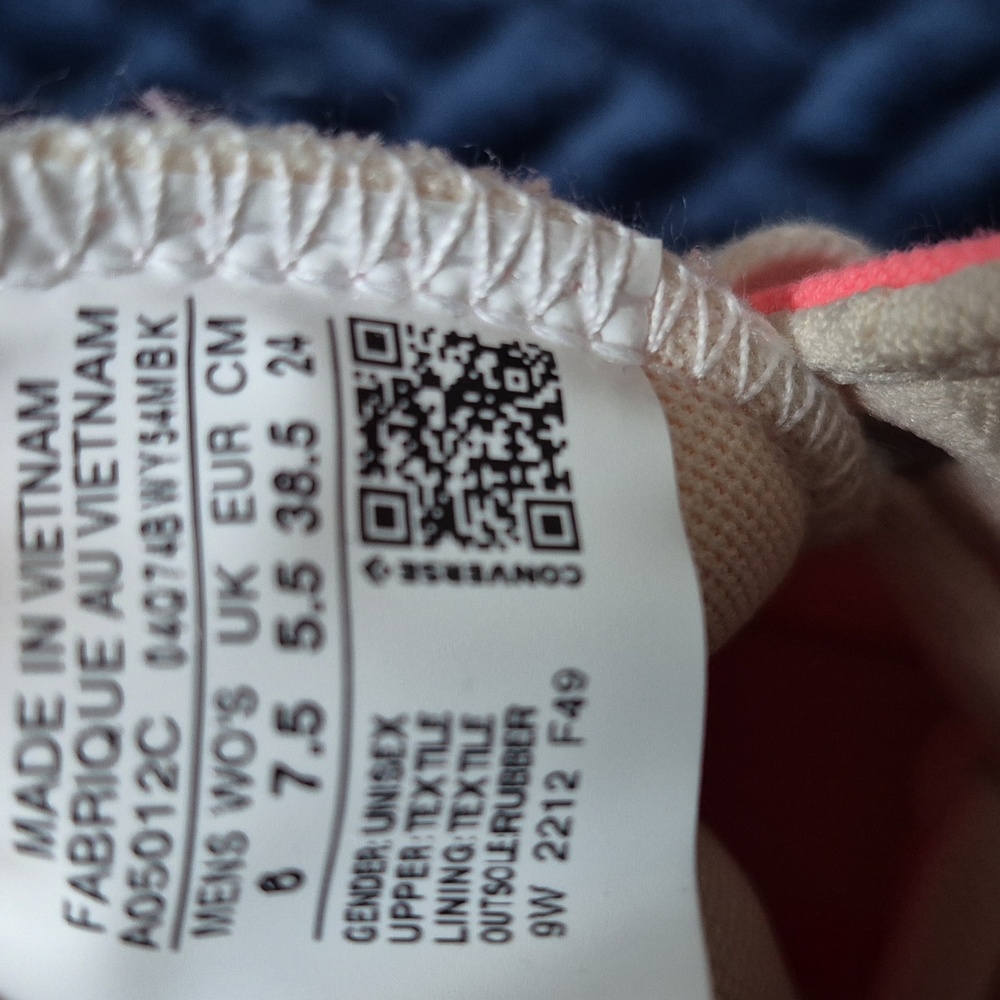Converse Run Star Legacy CX High-Tops In Electric Blush Size 6M/7.5W, New In Box - Picture 7 of 13